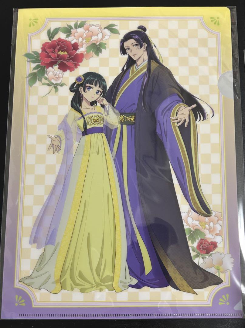 薬屋のひとりごと展 KV 描き下ろし　クリアファイル　アクリルスタンド　壬氏 薬屋のひとりごと展 KV 描き下ろし クリアファイル アクリル