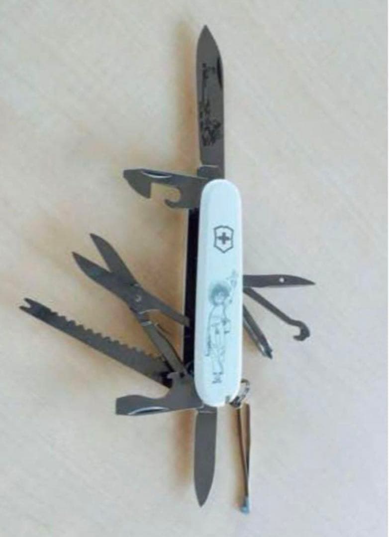 VICTORINOX ビクトリノックス×釣りキチ三平 未使用品 フィッシング マルチツール 釣りキチ三平モデル 矢口高雄 10徳ナイフ アーミーナイフ