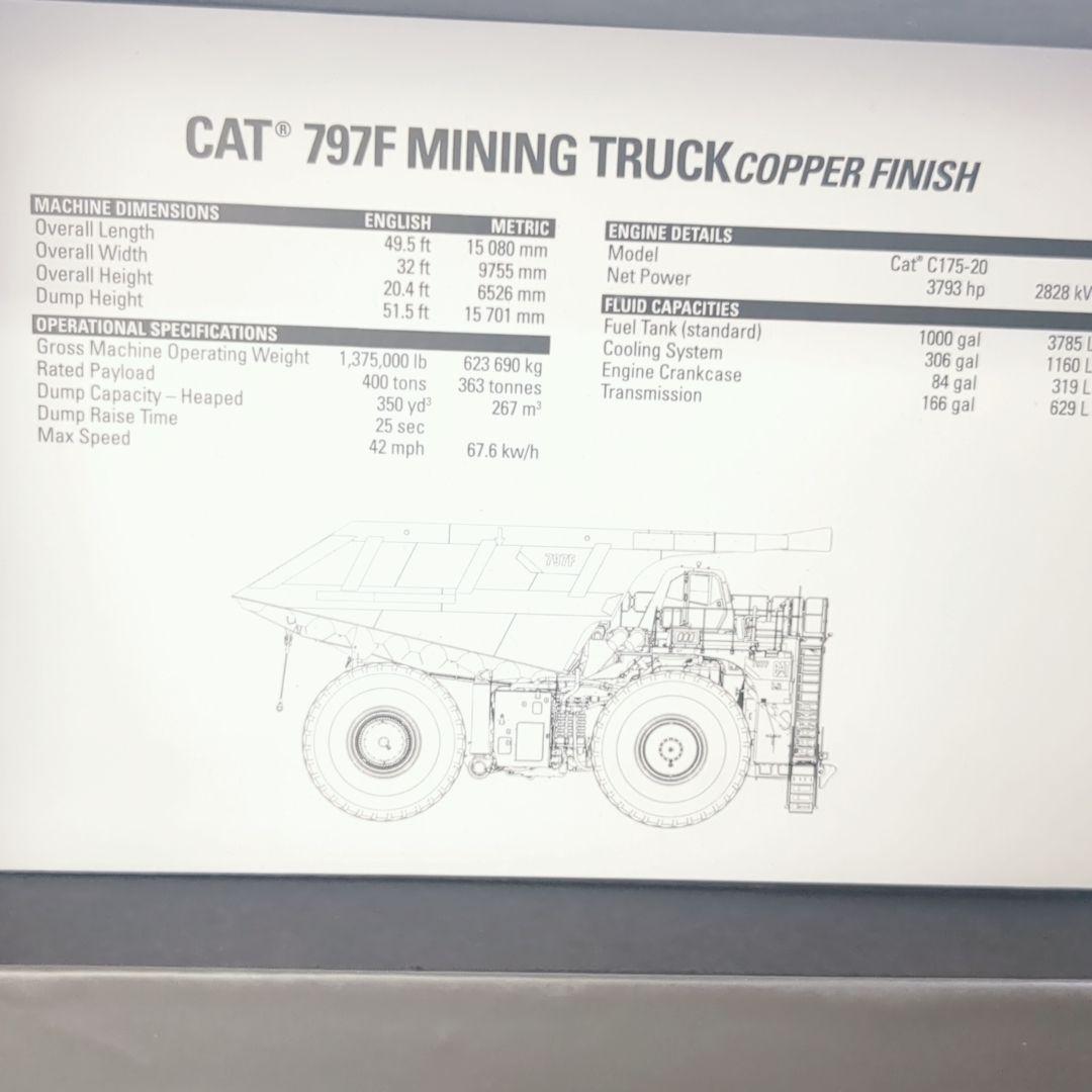1/125 Cat 797F ミニング トラック カッパー 銅 DM85251