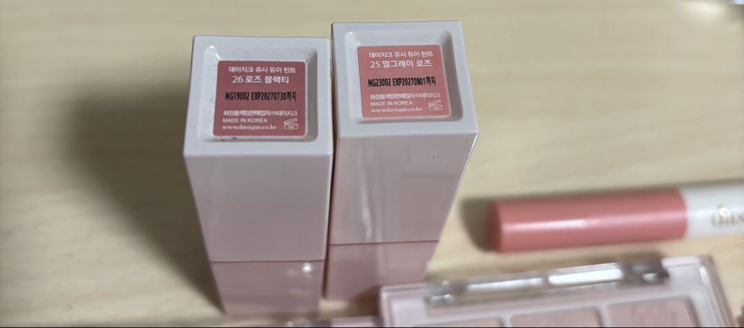 dasique ローズミルクティー セット アイシャドウ チーク リップ