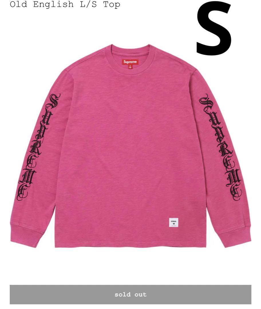 Supreme Old English L/S Top Pink