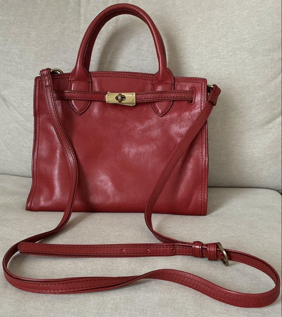 美品　Dakota 革製　2way バッグ