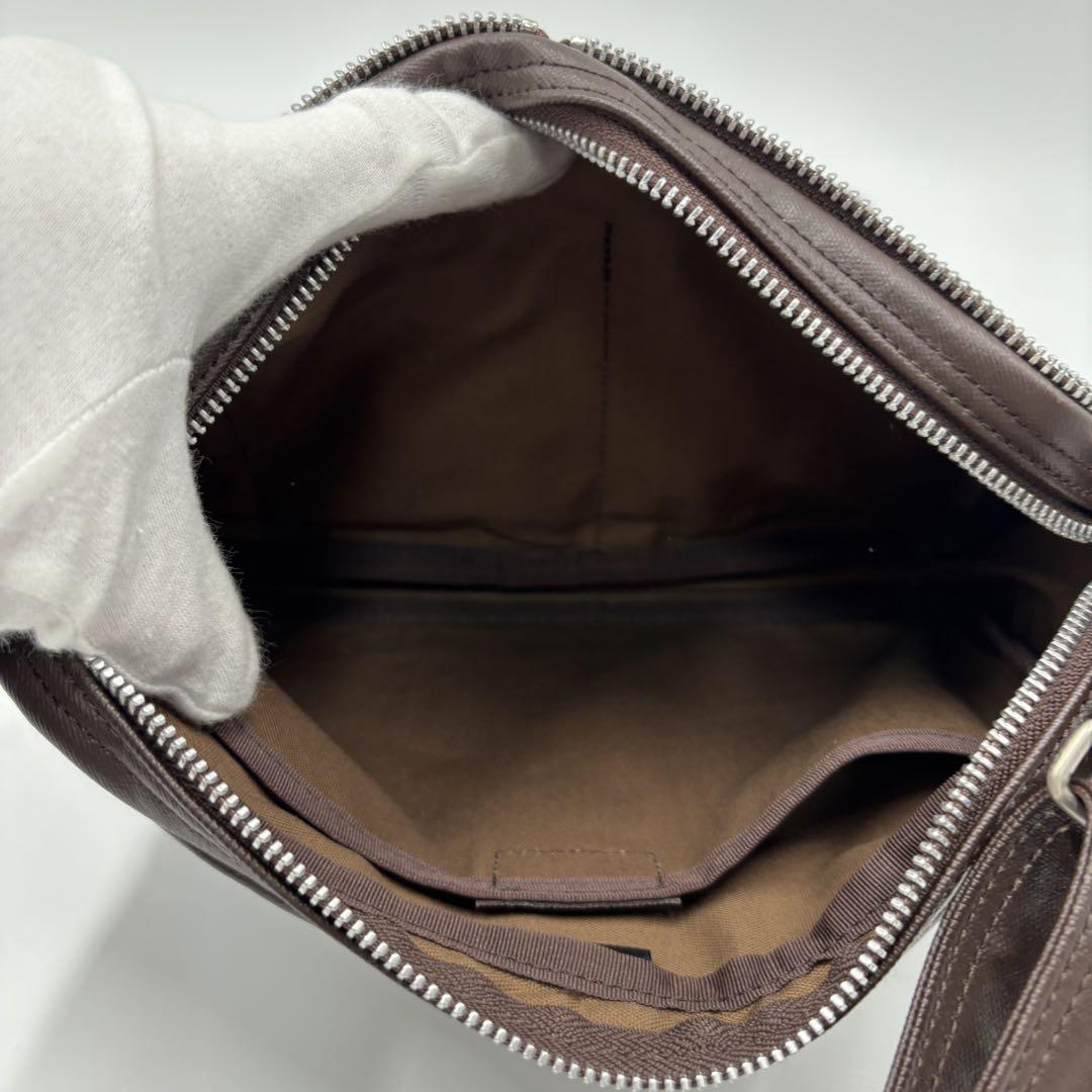 【極美品】 PORTER フリースタイル ショルダバッグ ブラウン 茶