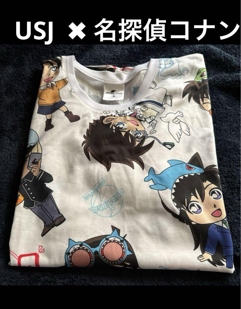Amazon.co.jp: USJ コナン 総柄 Tシャツ : ファッション