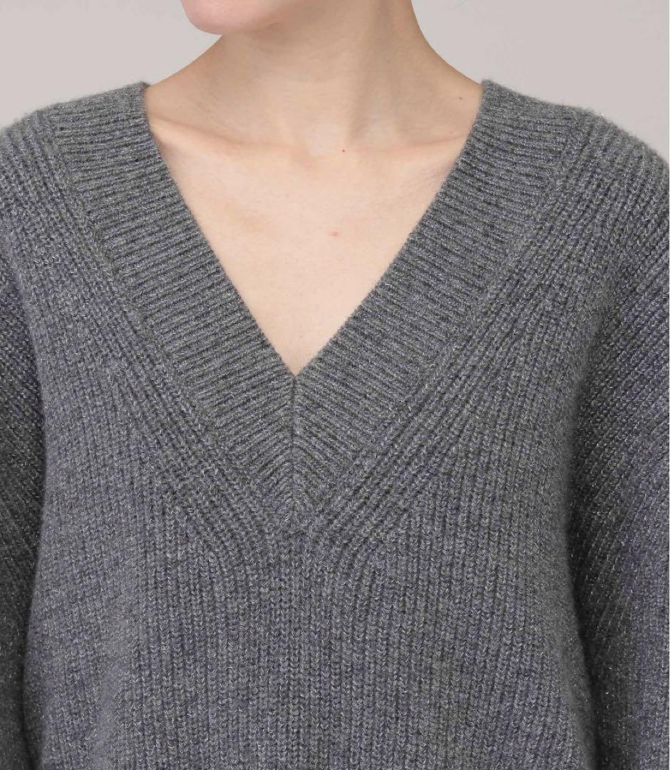 新品　⭐︎  カレンソロジー　⭐︎  ウールカシミヤVネックアゼニットプルオーバー