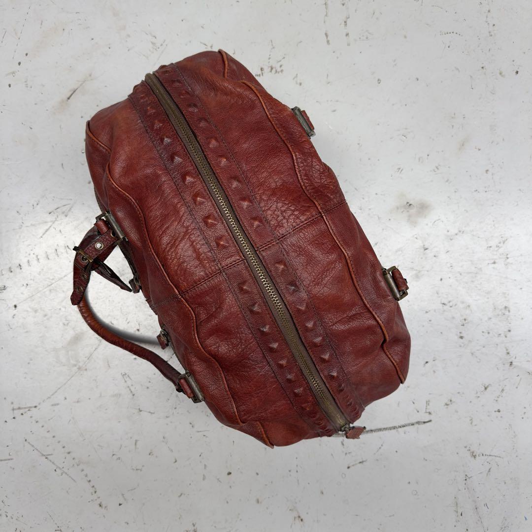 DIESEL ボストンバッグ 大容量 archive メタルロゴ 00s