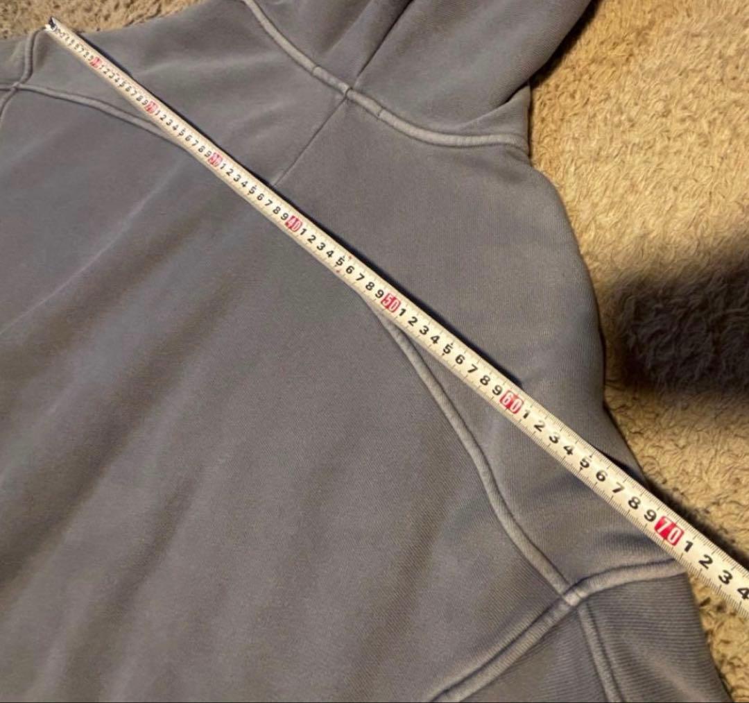 アレキサンダーワン オーバーサイズ ジップパーカー ブルー 登坂広臣