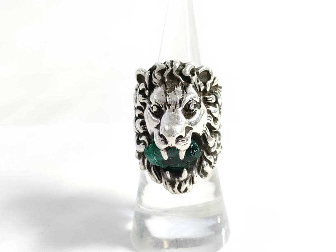 GUCCI ライオンリング シルバー 15号