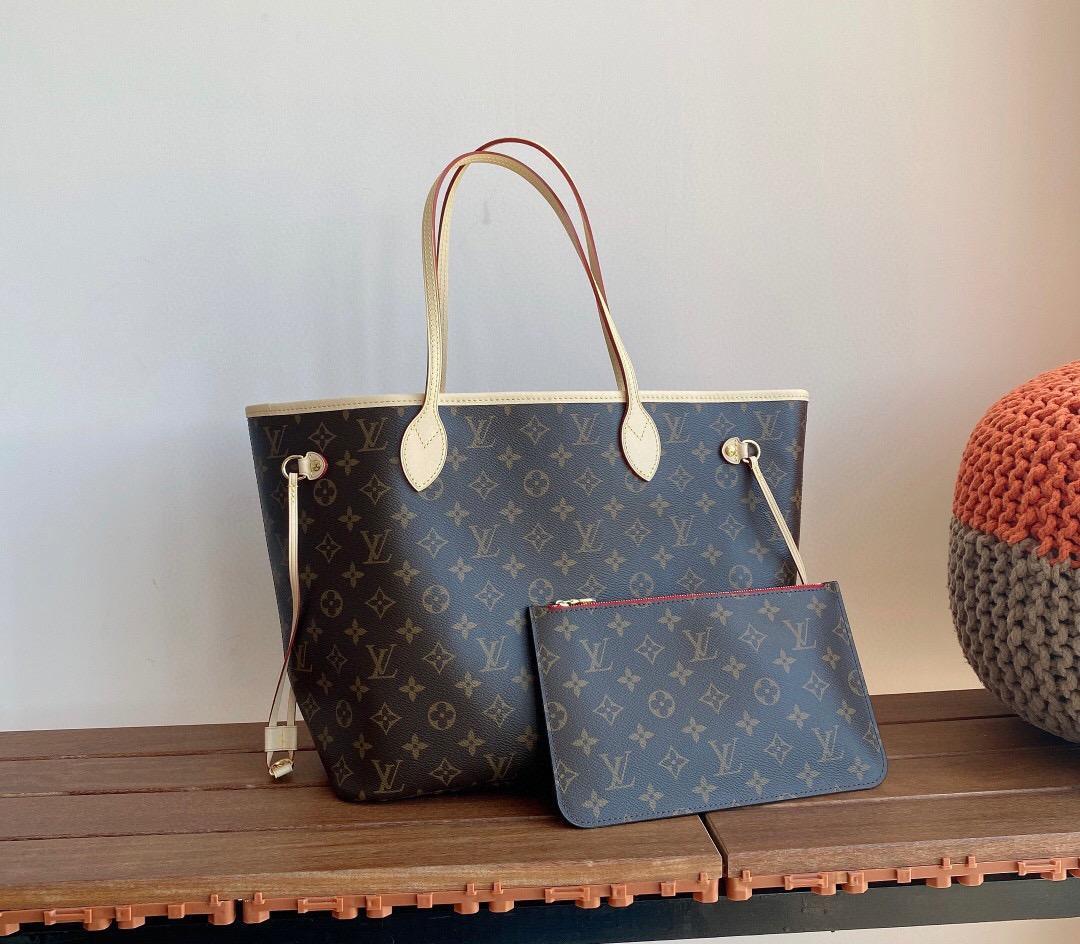 LOUIS VUITTON ヴィトン モノグラム トートバッグ ネヴァーフルMM
