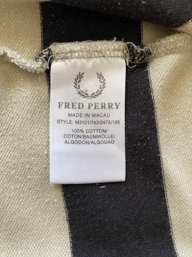 【Fred Perry】フレッドペリー　ボーダーポロ　フラワー刺繍　レアデザイン