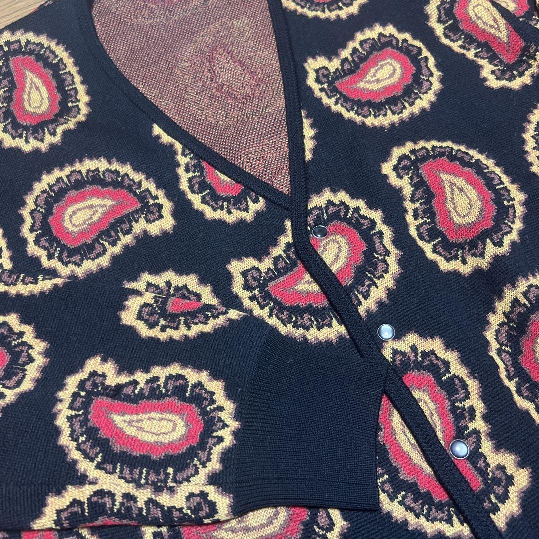 トップス TOGA VIRILIS Wool Jacquard Cardigan