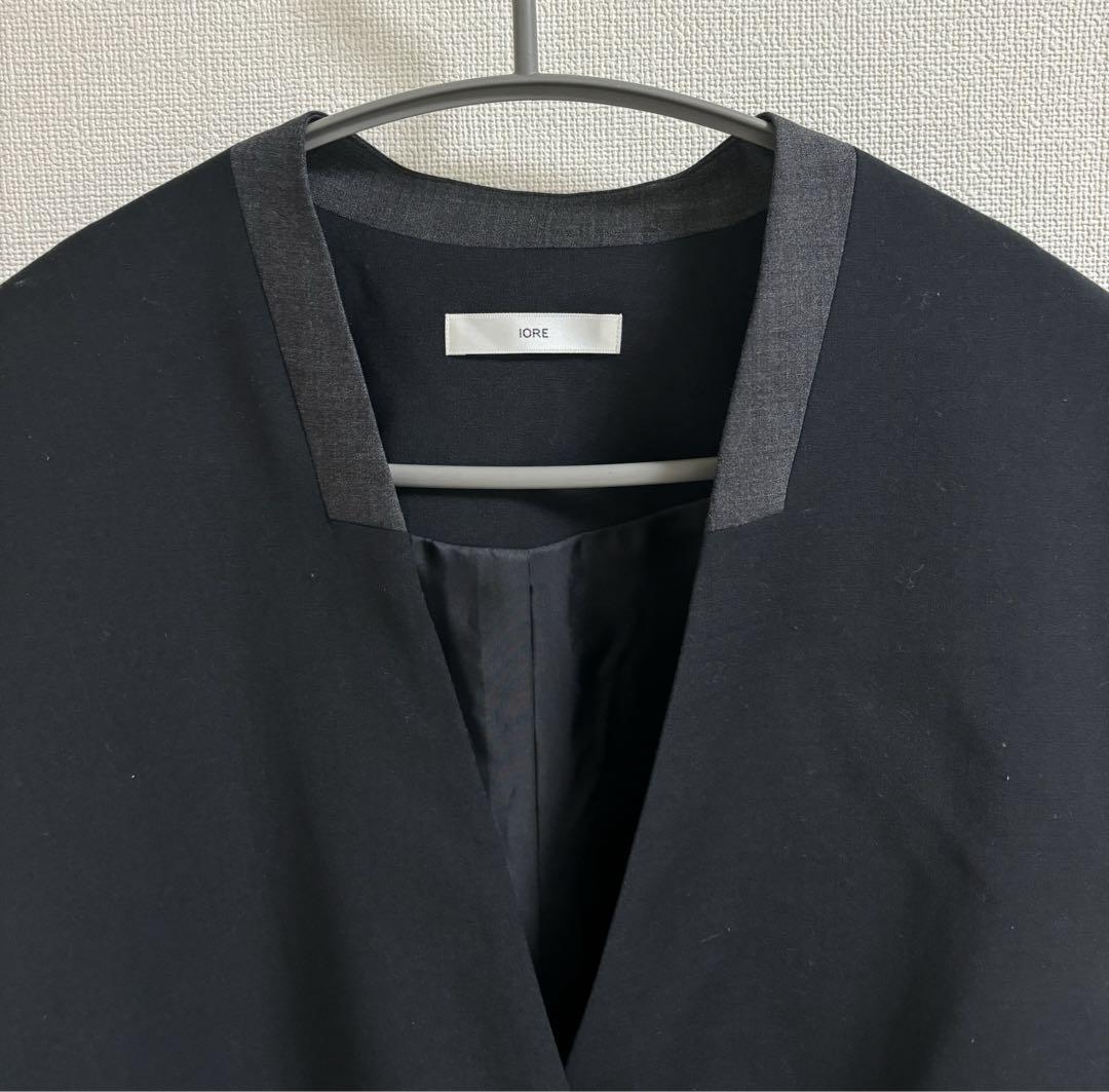 タグ付き iore イオレ ベスト BICOLOR GILET ジレ ブラック