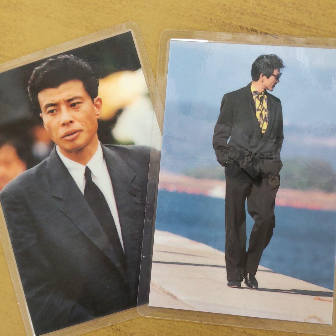 あぶない刑事貴重ラミネートカード舘ひろし柴田恭兵 舘ひろし柴田恭兵ラミネートカード