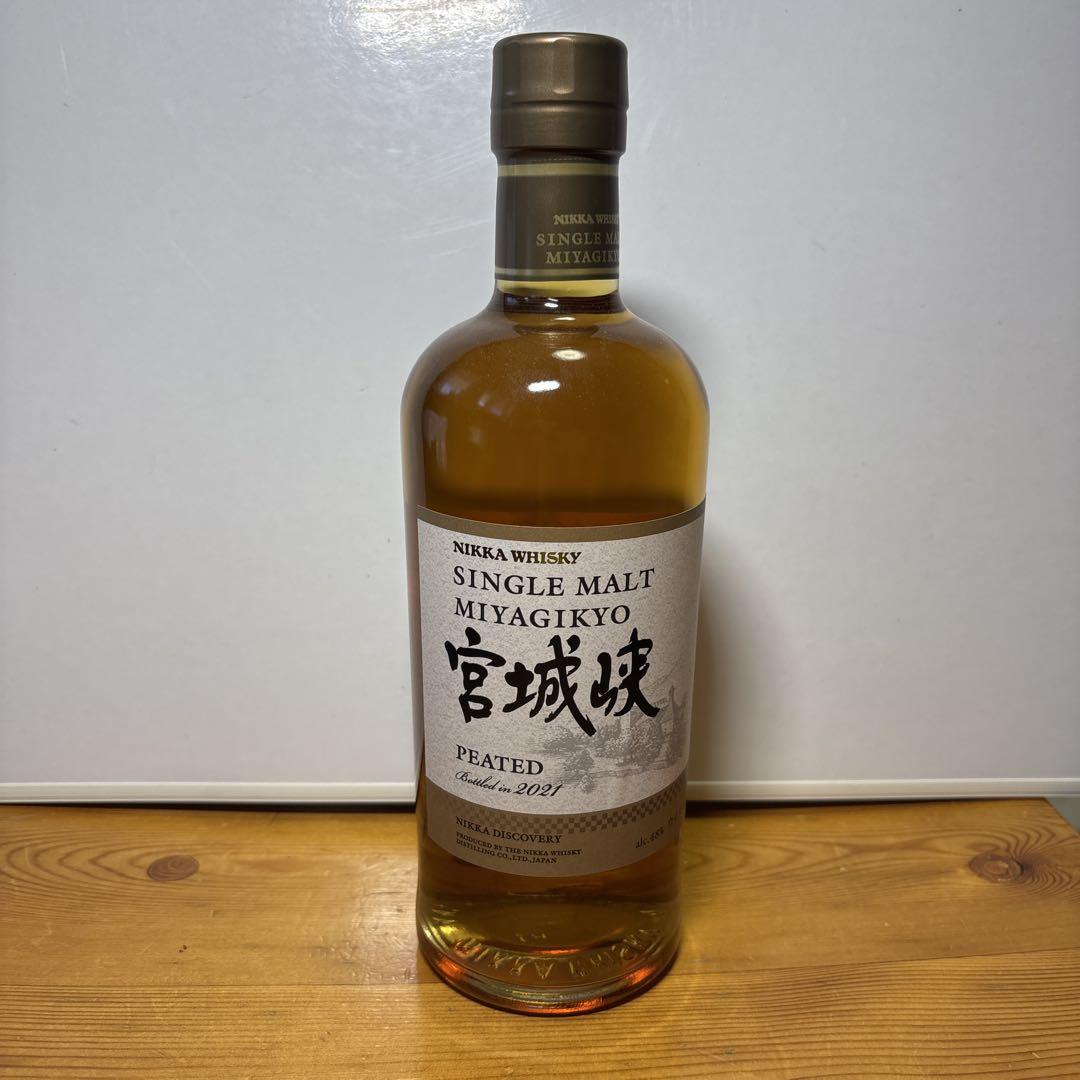 Nikka シングルモルト 宮城峡 700ml 新品未開栓 新品未開栓 ニッカ宮城峡シングルモルト2021 ピーテッド 700ml