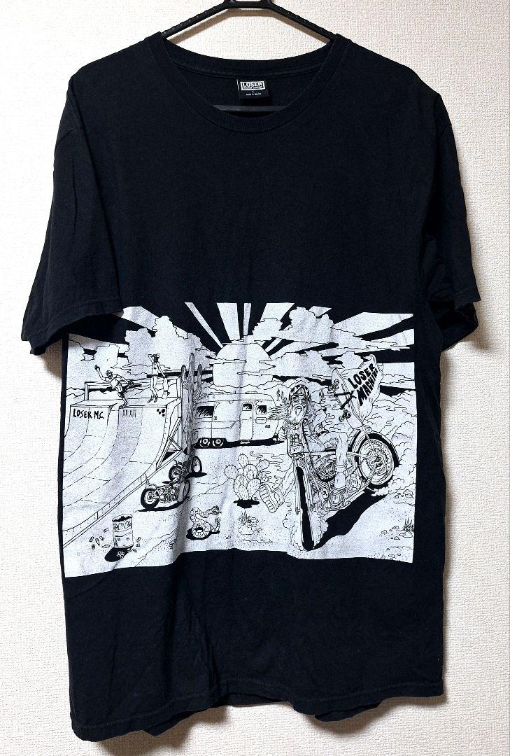 グラフィックデザイン 黒 Tシャツ　Lサイズ