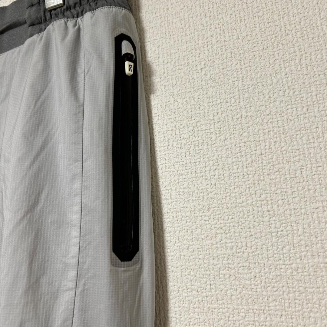 On オン Running Pants サイズL レイヤード グレー 美品