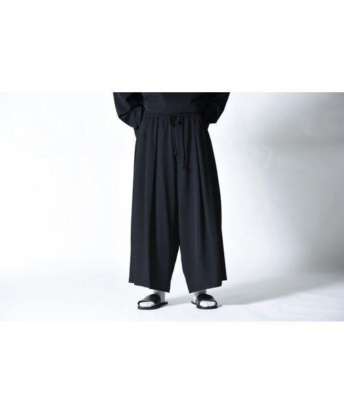 BISHOOL Wool Gabardine 3 Tuck Big Pants www.homiez.rw
