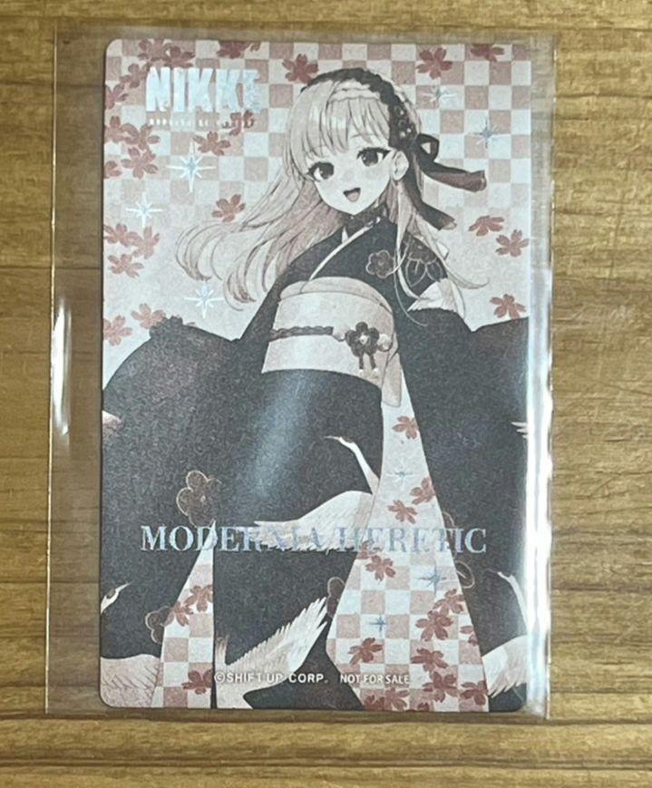 nikke ガンガールメタルカードコレクション モダニア　北海道　エリア防衛戦 勝利の女神：NIKKE』「NIKKE ガンガールメタルカード