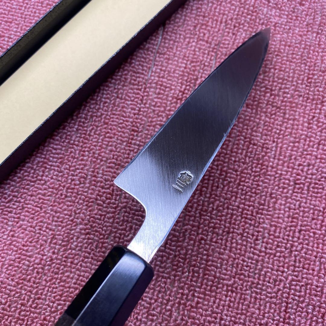 銀三　片刃ペティ包丁　150㎜　5寸