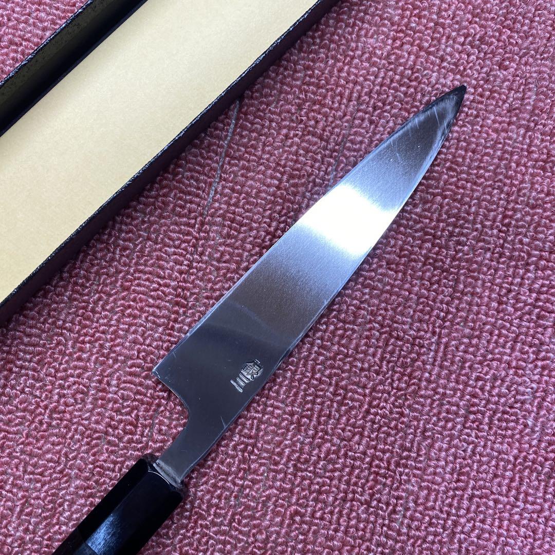 銀三　片刃ペティ包丁　150㎜　5寸
