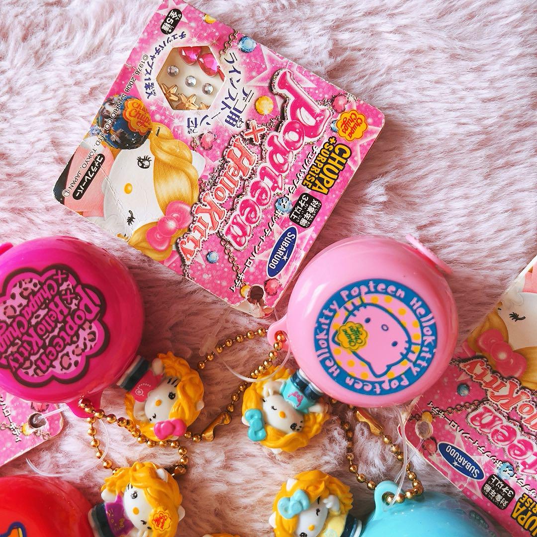 希少レア　ハローキティ　Popteenコラボ　平成ギャル　2008 小物ケース