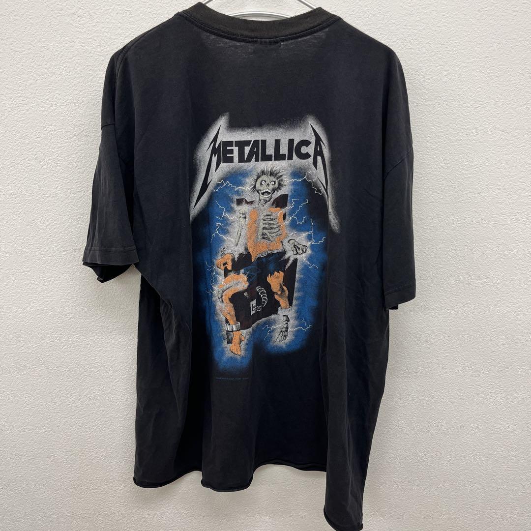 90s メタリカビンテージバンドTシャツ　ライトニングボルト