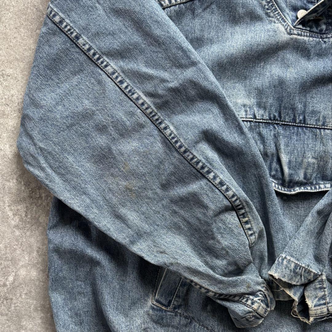 90s GAP オールドギャップ デニム アノラック oldgap - メルカリ 90s GAP オールドギャップ デニム アノラック oldgap - メルカリ