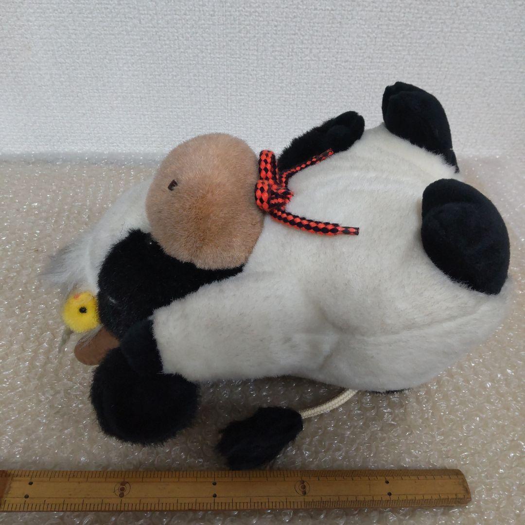 難あり ワイワイコミカルズ うし ぬいぐるみ レトロ セキグチ 牛