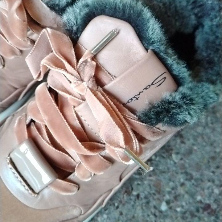 【美品】Santoni サントーニ　レディース厚底スニーカー