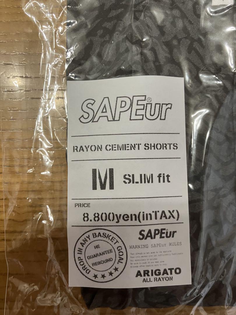 SAPEuR レーヨンセメントショーツ M スリムフィット
