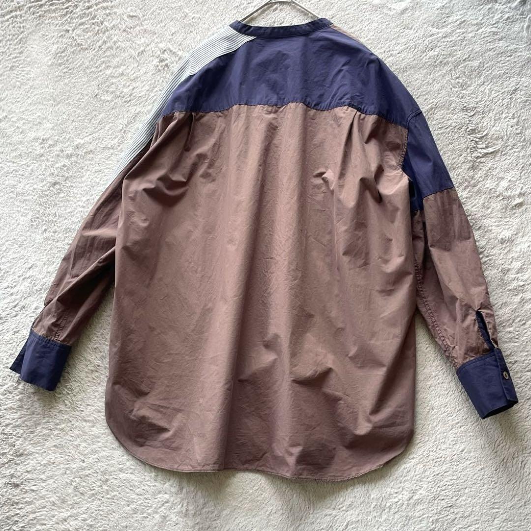 akane あむう アラカルトパッチブラウス ネイビー 40 トップス