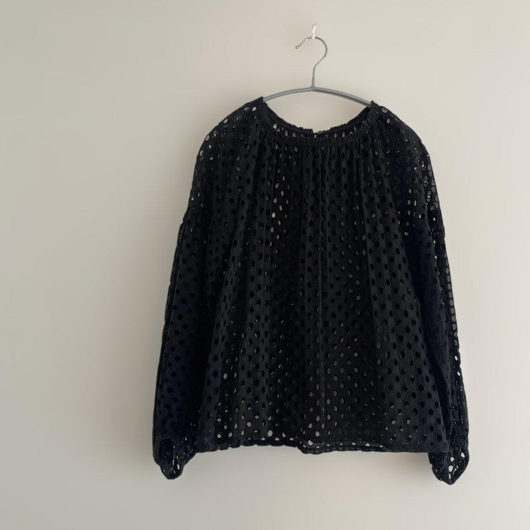 ヌキテパ ne Quittez pas カットワーク 刺繍 ブラウス