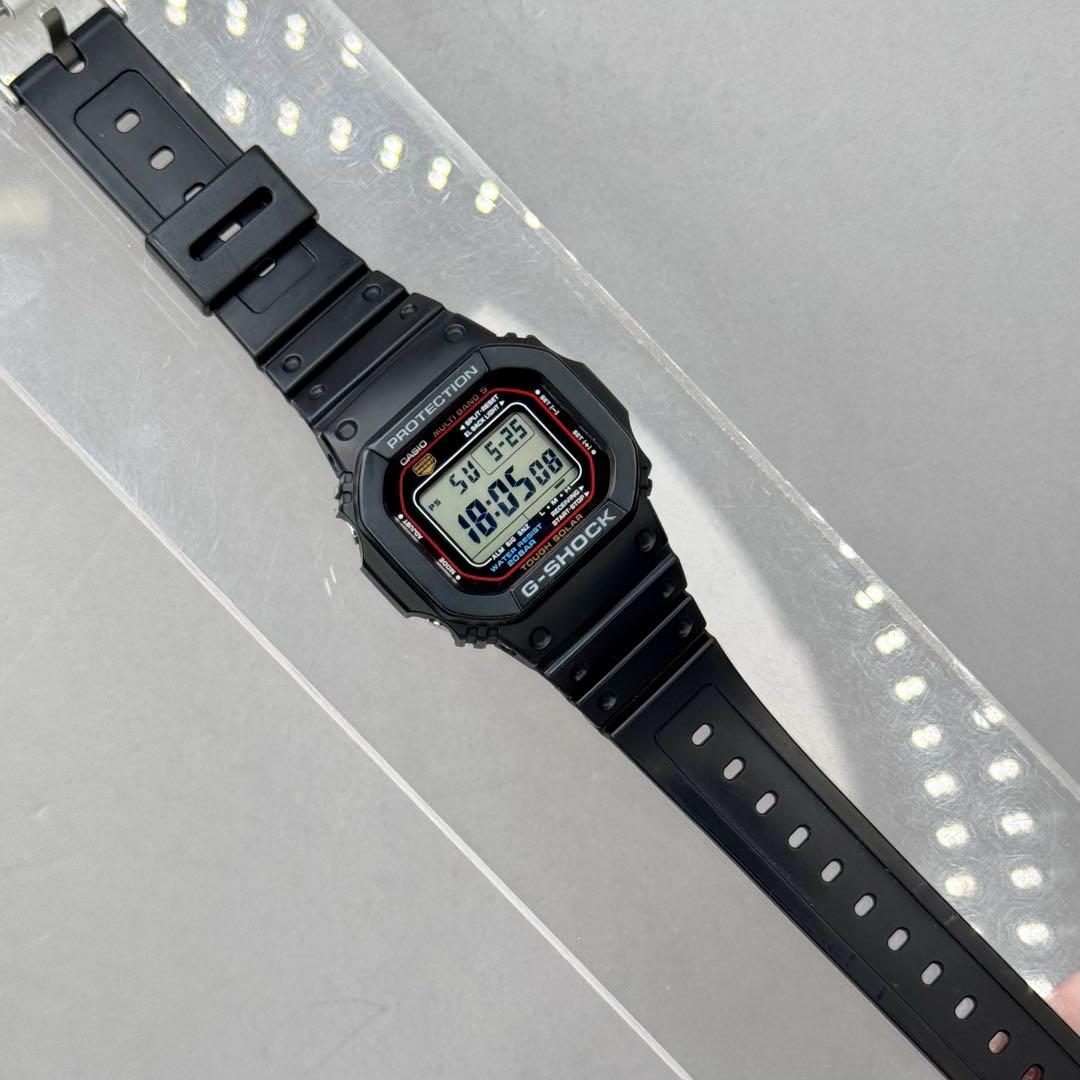 極美品 G-SHOCK GW-M5600 電波ソーラー ブラック スクウェア