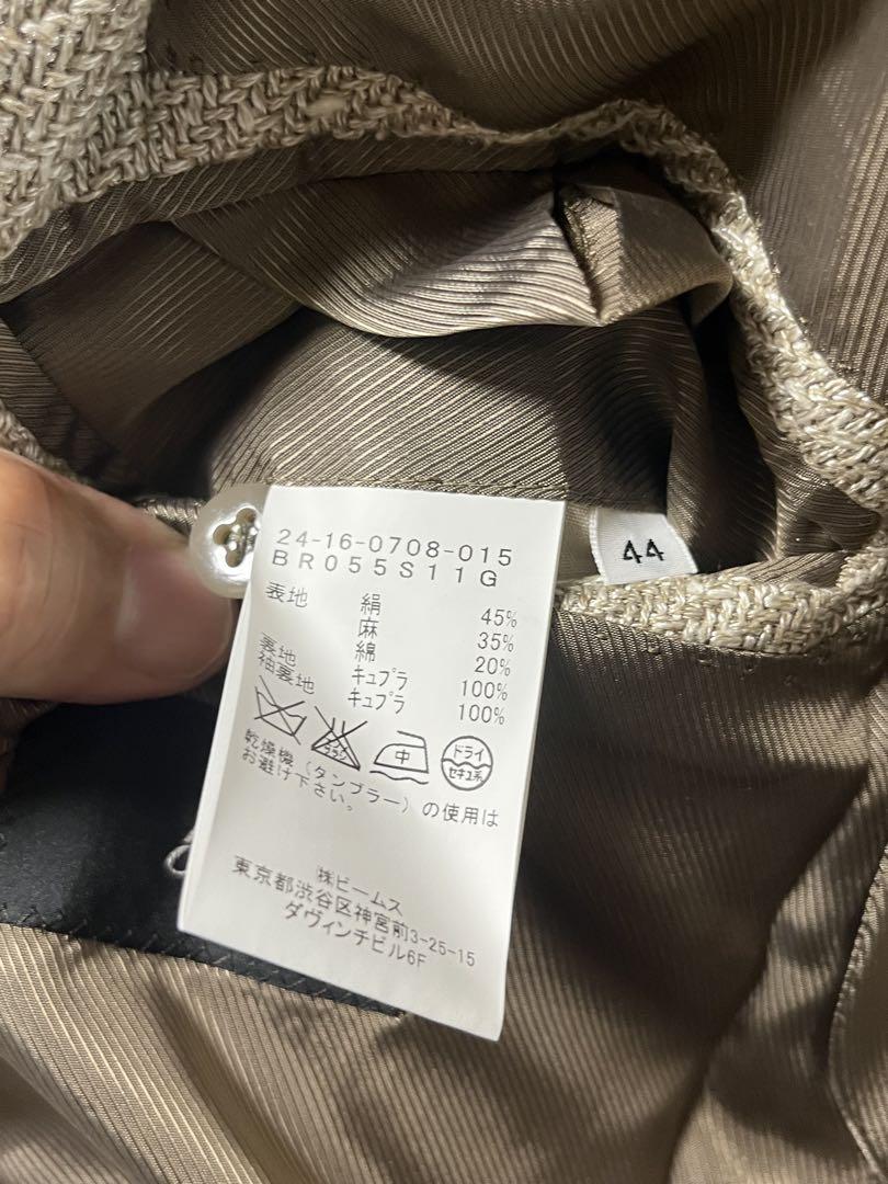 美品　44 ブリッラペルイルグスト　サマーツイードジャケット
