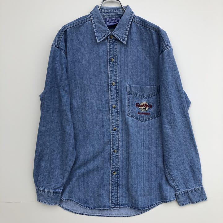 希少【PUNK DRUNKERS】円谷 幻覚 刺繍 デニムシャツ - メルカリ