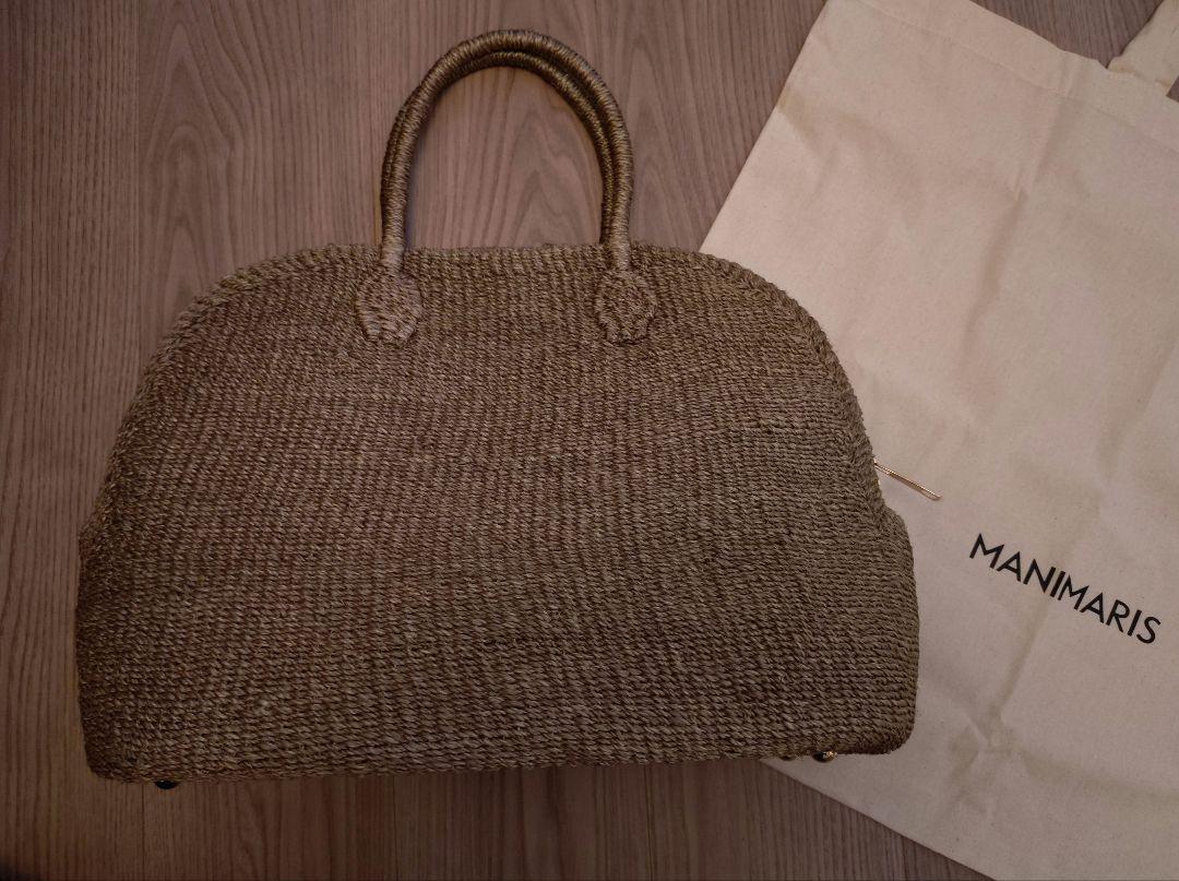 manimaris 新品未使用 アバカボストンバッグ ミニサイズ トーブ Manimaris