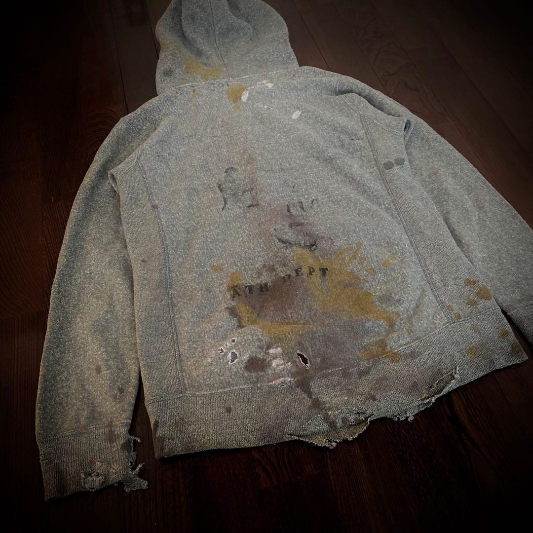 襤褸 boro リバースウィーブ一点物 UCLA Athletic Dept. 襤褸 boro リバースウィーブ一点物 UCLA Athletic Dept.