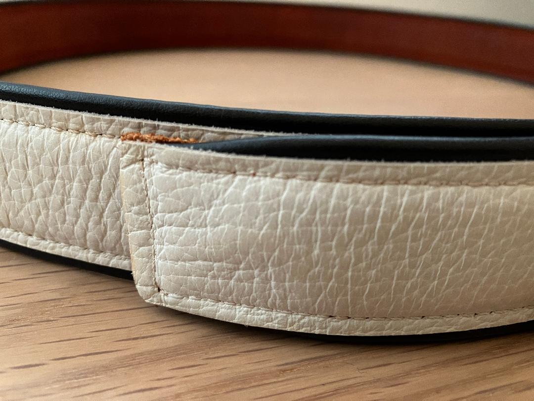 Zegna Sport ゼニアスポーツ レザー リバーシブル ベルト