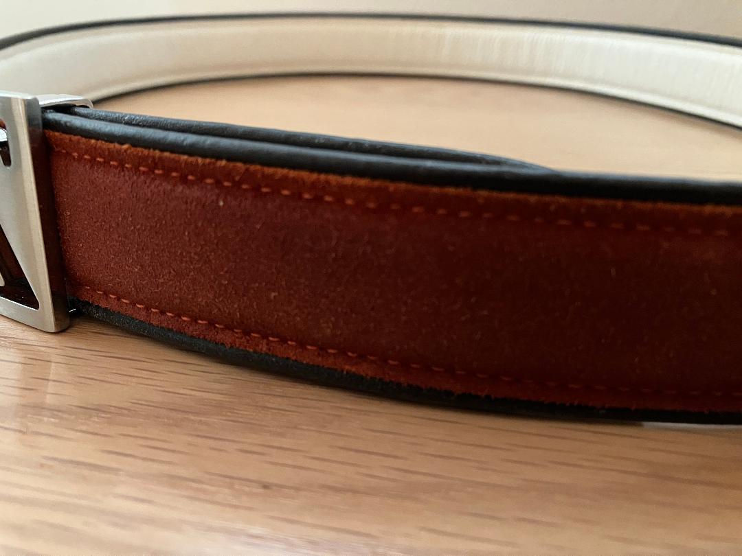 Zegna Sport ゼニアスポーツ レザー リバーシブル ベルト