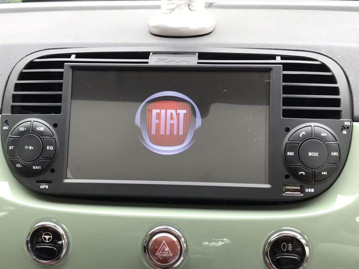 FIAT フィアット 500 ナビ ブラック スマホ ミラーリング バックカメラ