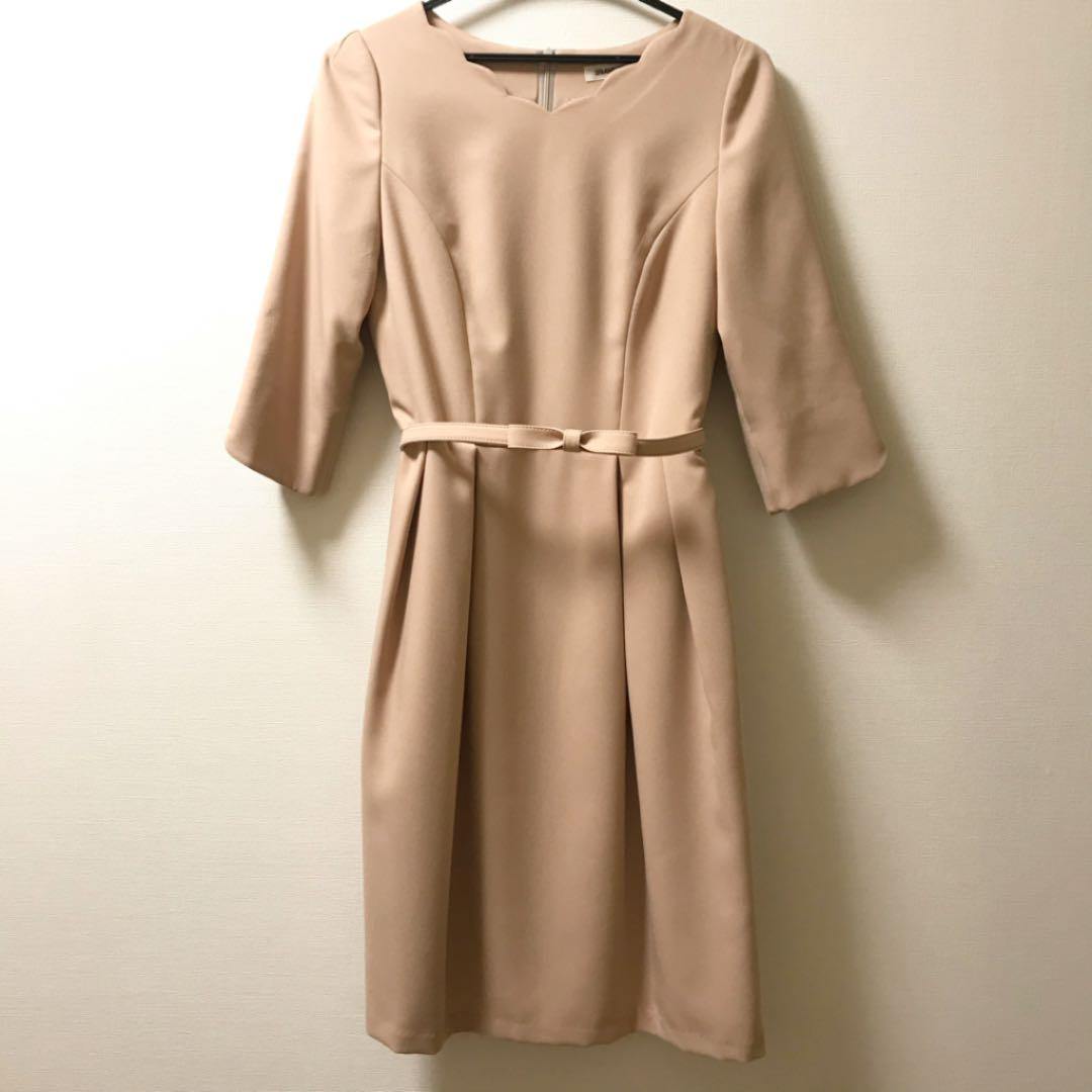 着用1回⭐︎美品 FIELDS♡スカラップネックワンピース KPREc-m76172525743 STRAWBERRY 新作超歓迎