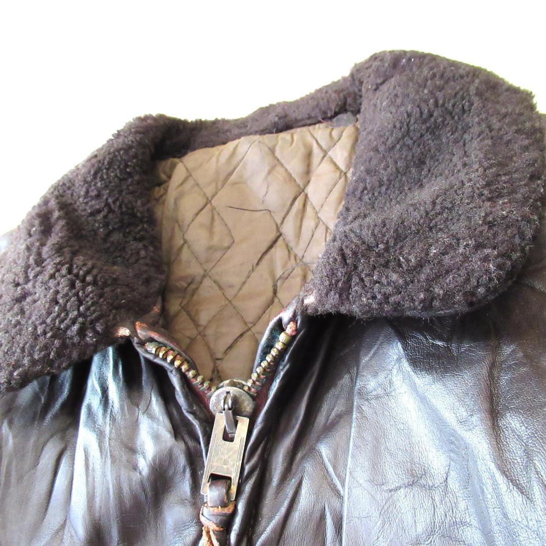 60S G-1 民間 レザー フライトジャケット U.S.NAVY ミリタリー