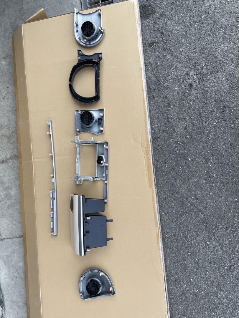 ラパンHE22S メーターパネル エアコン吹出口 オーディオパネル ステー付