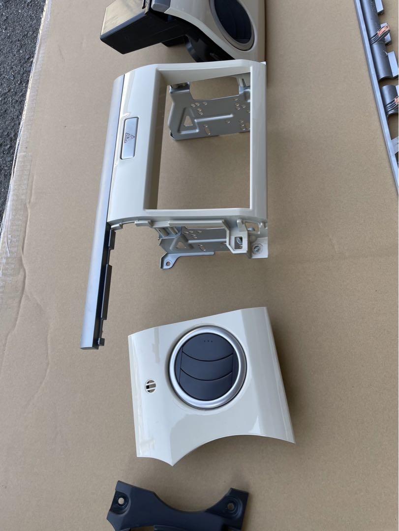 ラパンHE22S メーターパネル エアコン吹出口 オーディオパネル ステー付