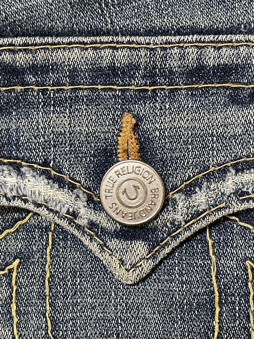 TRUE RELIGION デニム JOEY ブーツカット ダメージ加工 25
