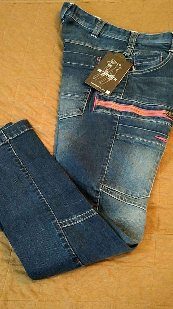 寅壱!デニム限定ピンクファスナーカーゴパンツMサイズ