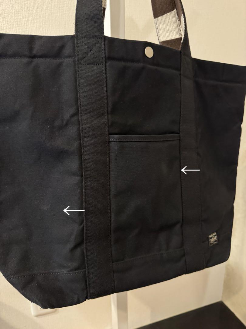 吉田カバン　ポーター　PORTER トートバッグ キャンバス ブラック