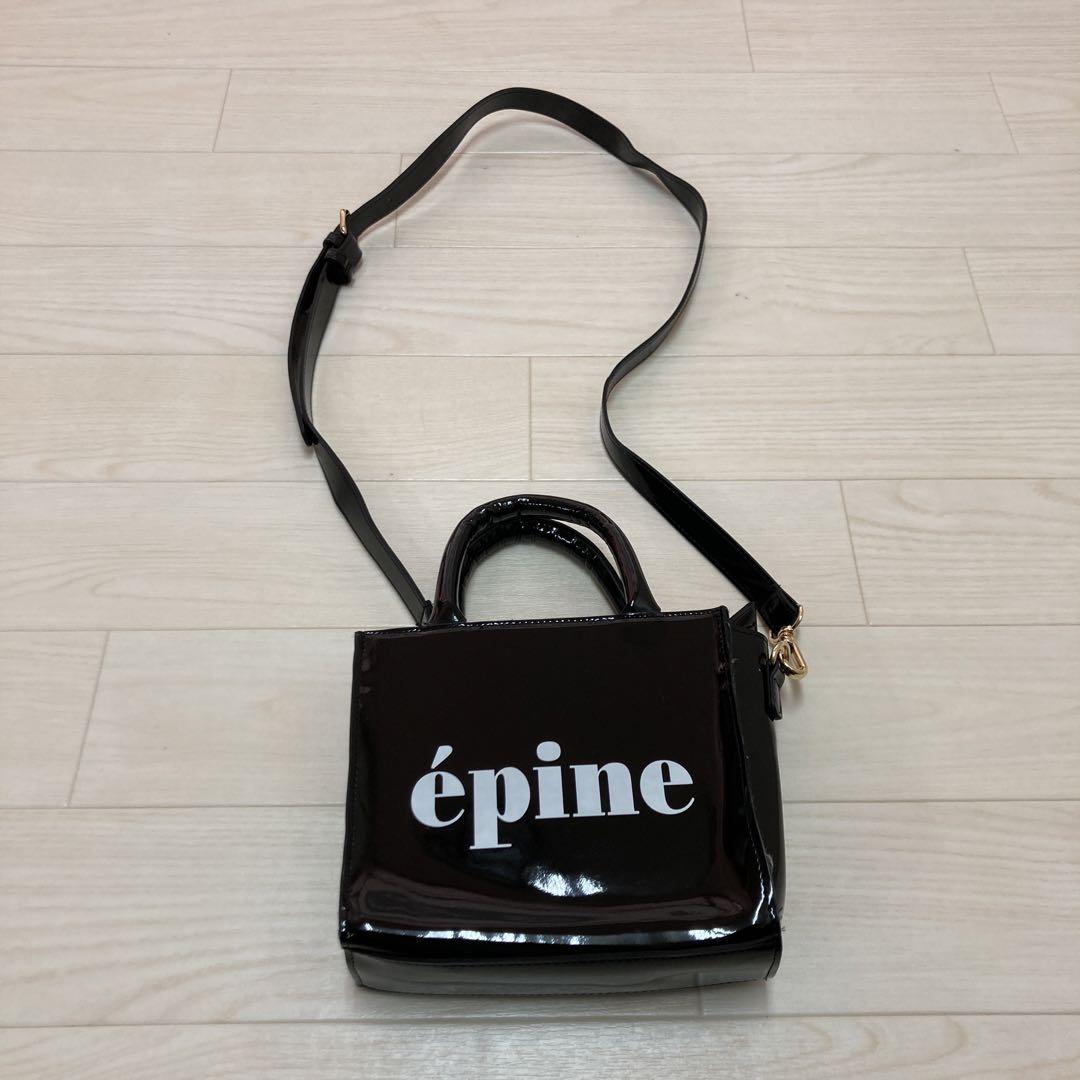 エピヌ ショルダーバッグ epine logo enamel 2way bag épine logo enamel 2way bag | épine