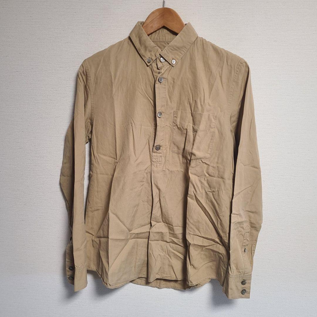 アーペーセー シャツ パンツ セット 長袖 ハーフボタン ベージュ A.P.C.