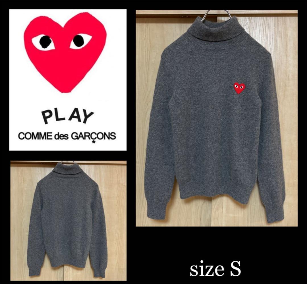 最新コレックション PLAY ハイネック タートルネック ウール GARCONS ...